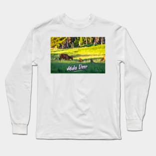 Mule Deer at Yellowstone Long Sleeve T-Shirt